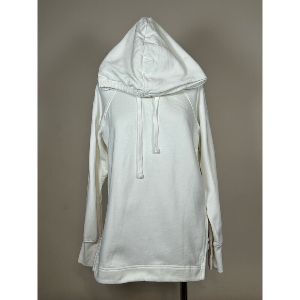COS White Long Sleeve Hooded Dress Minimalist Women’s Size Small USED